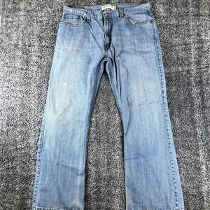 Vintage Levis 527 Jeans Mens 38x32 Low Boot Cut Denim Light Wash Y2K